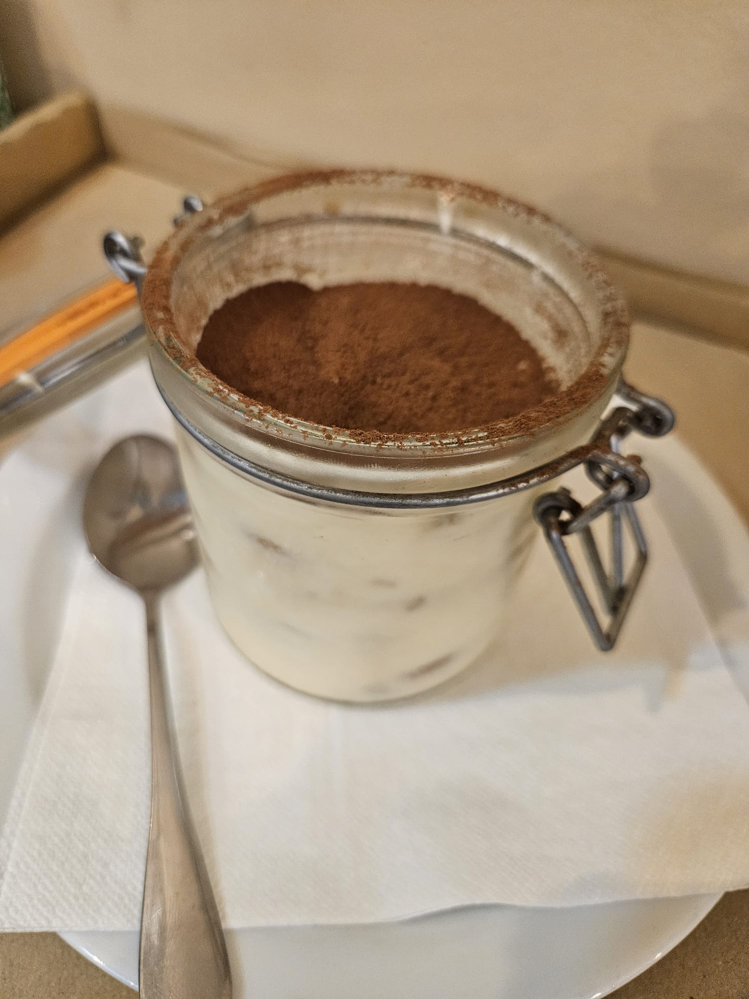 Tiramisú Casero